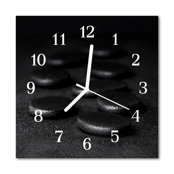 Relógio quadrado Pedras zen