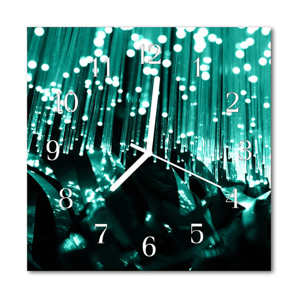 Relógio quadrado Técnica