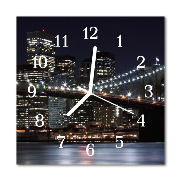 Relógio quadrado Edifícios da cidade