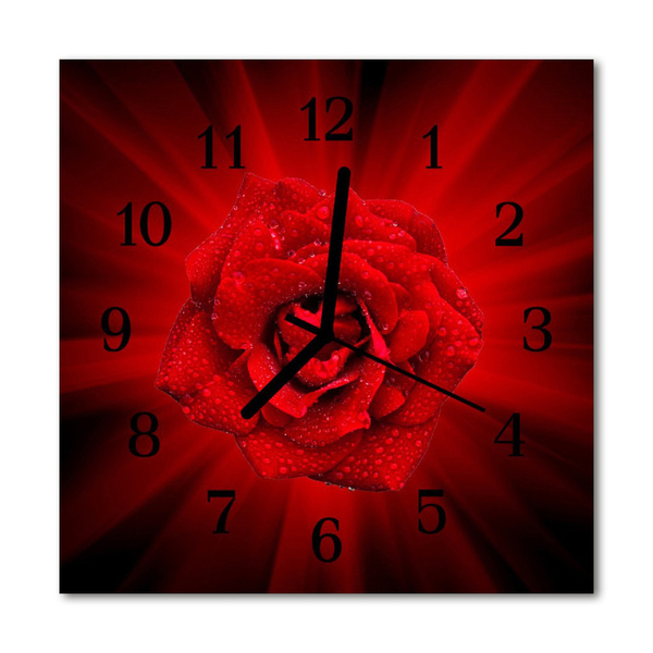 Relógio quadrado Rosa