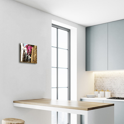 Relógio quadrado Beco das flores