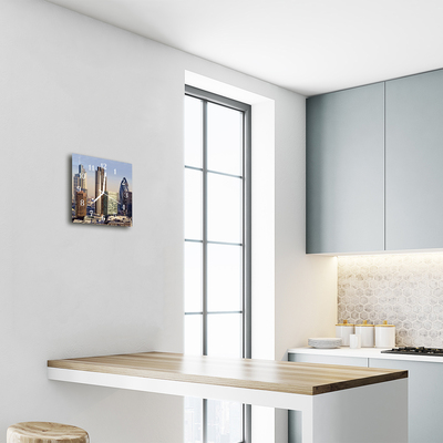 Relógio quadrado Edifícios da cidade