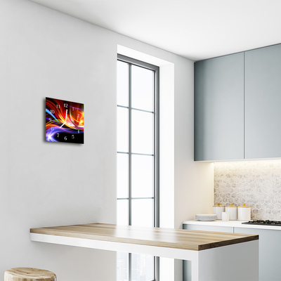 Relógio quadrado Arte abstrata