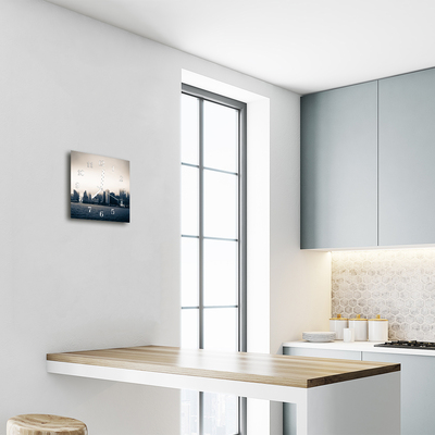 Relógio quadrado Edifícios da cidade