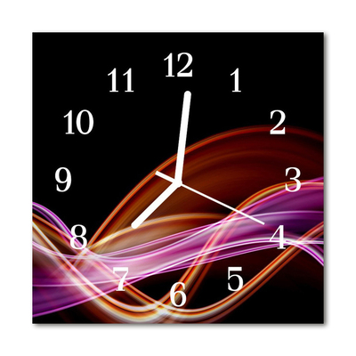 Relógio quadrado Arte abstrata