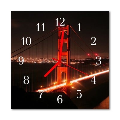 Relógio quadrado Ponte