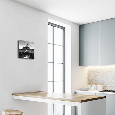 Relógio quadrado Torre Eiffel em Paris