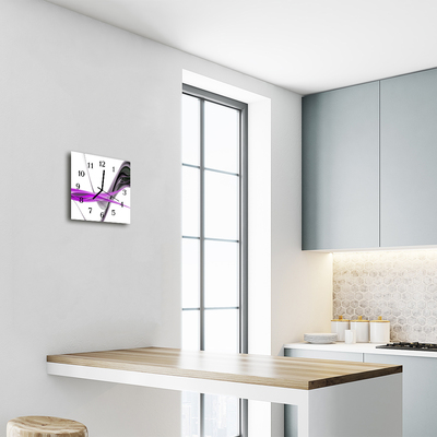 Relógio quadrado Abstração de fumaça