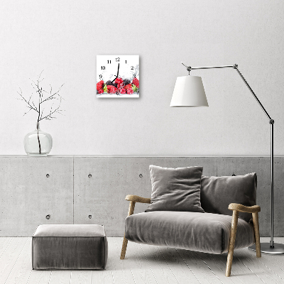 Relógio quadrado Fruta