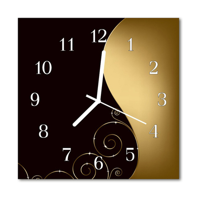 Relógio quadrado Arte abstrata