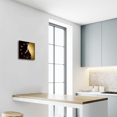 Relógio quadrado Arte abstrata