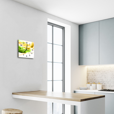 Relógio quadrado Abstração