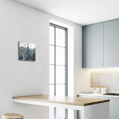 Relógio quadrado Edifícios da cidade