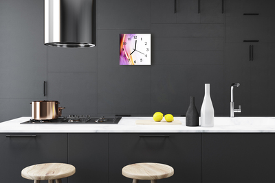 Relógio quadrado Abstração