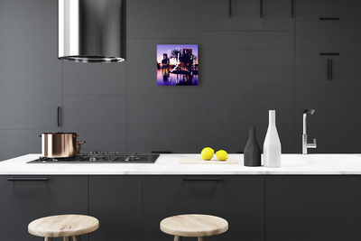 Relógio quadrado Palmeiras da Flórida