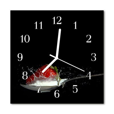 Relógio quadrado Morango