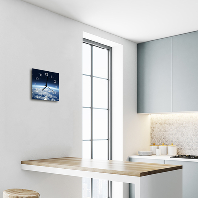 Relógio quadrado Universo Terra