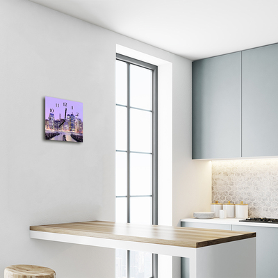 Relógio quadrado Edifícios da cidade