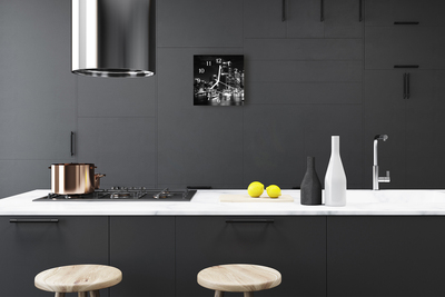 Relógio quadrado Edifícios da cidade