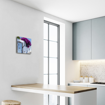 Relógio quadrado Flores para casa