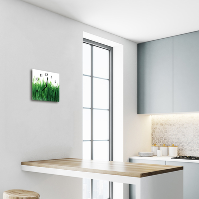 Relógio quadrado Grama