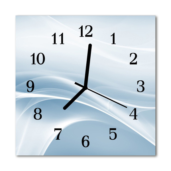 Relógio quadrado Linhas abstratas