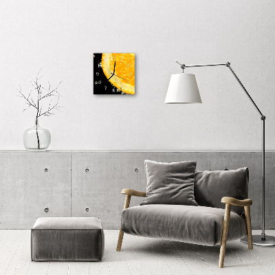 Relógio quadrado Limão