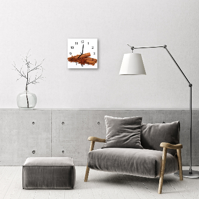 Relógio quadrado Baunilha