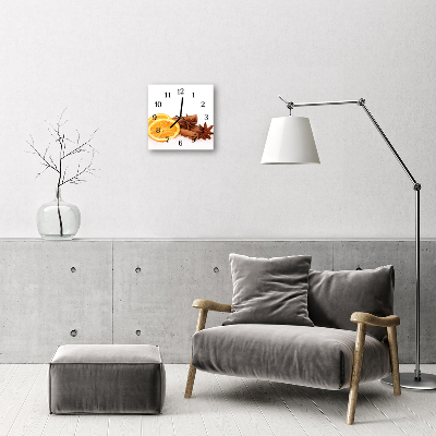 Relógio quadrado Limão baunilha