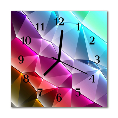 Relógio quadrado padrão 3D