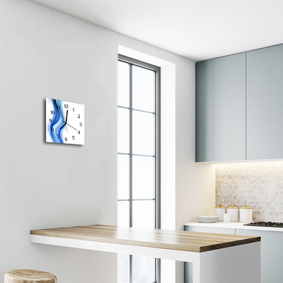 Relógio quadrado Abstração de fumaça