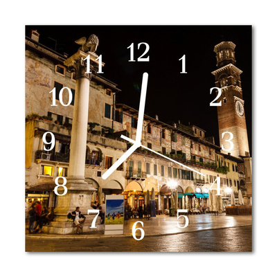 Relógio quadrado Noite da Cidade
