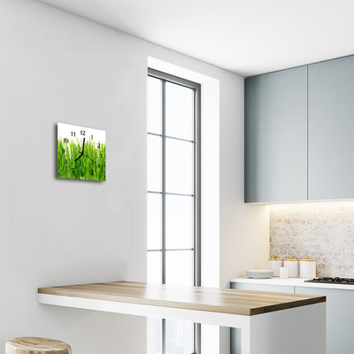 Relógio quadrado Grama