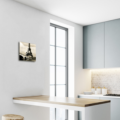 Relógio quadrado Paris