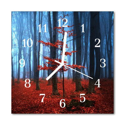 Relógio quadrado Nevoeiro de outono