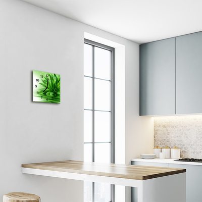 Relógio quadrado Aloe