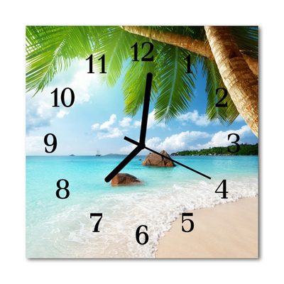 Relógio quadrado Ilha