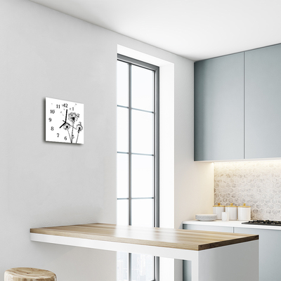 Relógio quadrado Dente-de-leão