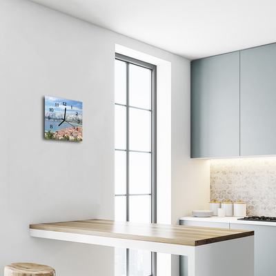 Relógio quadrado Baía