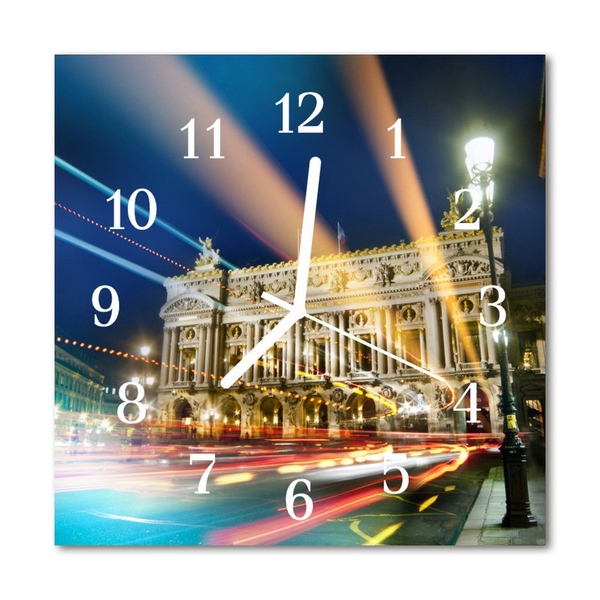 Relógio quadrado Luz