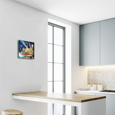 Relógio quadrado Luz