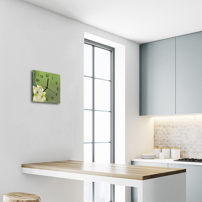 Relógio quadrado Lírio