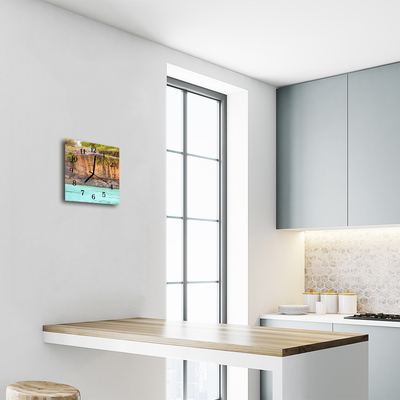 Relógio quadrado Penhasco