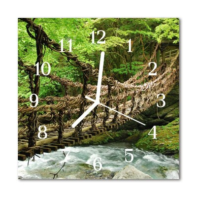 Relógio quadrado Ponte suspensa