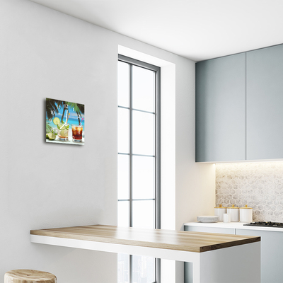 Relógio quadrado Coquetel