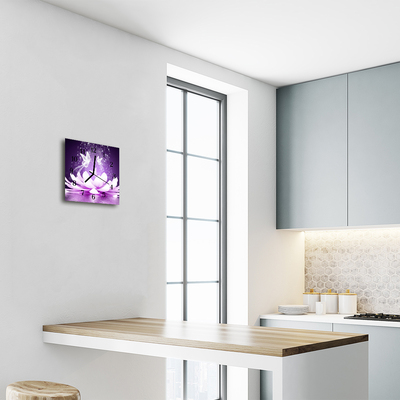 Relógio quadrado Flor