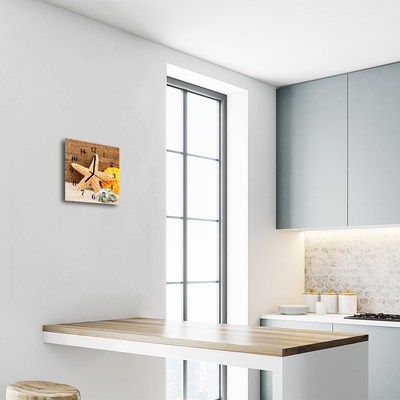 Relógio quadrado Estrela do mar