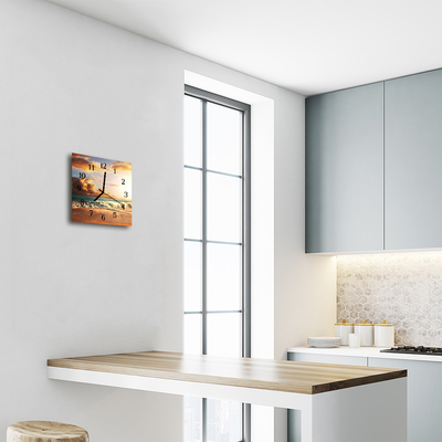 Relógio quadrado Costa arenosa