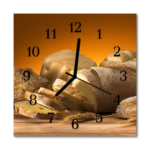 Relógio quadrado Pão