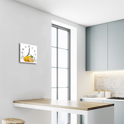 Relógio quadrado Limões